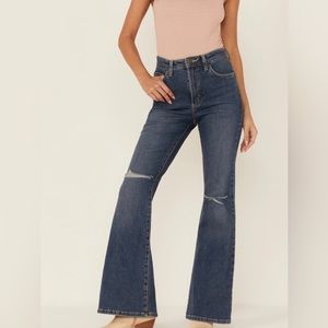 Lee Fast Lane Vintage Modern High Rise Flare Jeans NWT Size 27